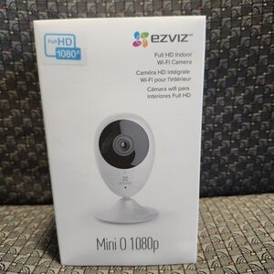 Indoor Moton Sensor Camera EZVIZ Mini O 1080p Wi Fi Connects To Phone